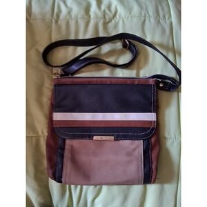 Relic Black and Brown Messenger Bag